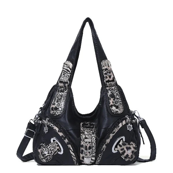 Refined Faux Leather Tote · Minimal Flowing Design